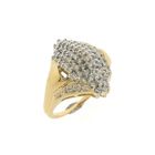 Image 1 of Gold entourage ring with diamond; 0.68 ct.
