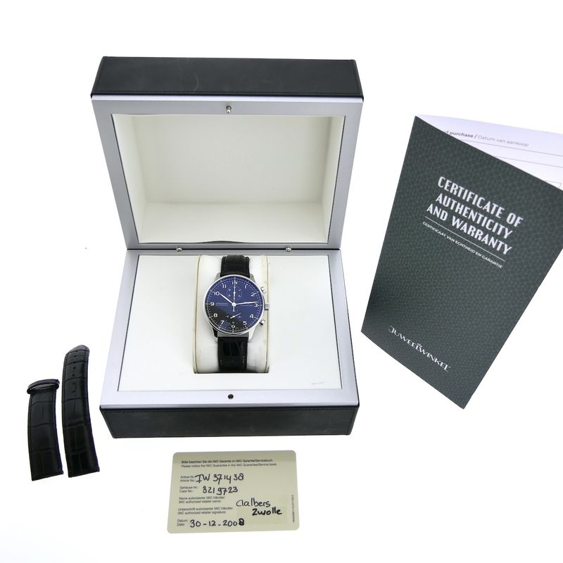 Image 23 of IWC Portuguese Chronograph IW371438; Automatic men's watch