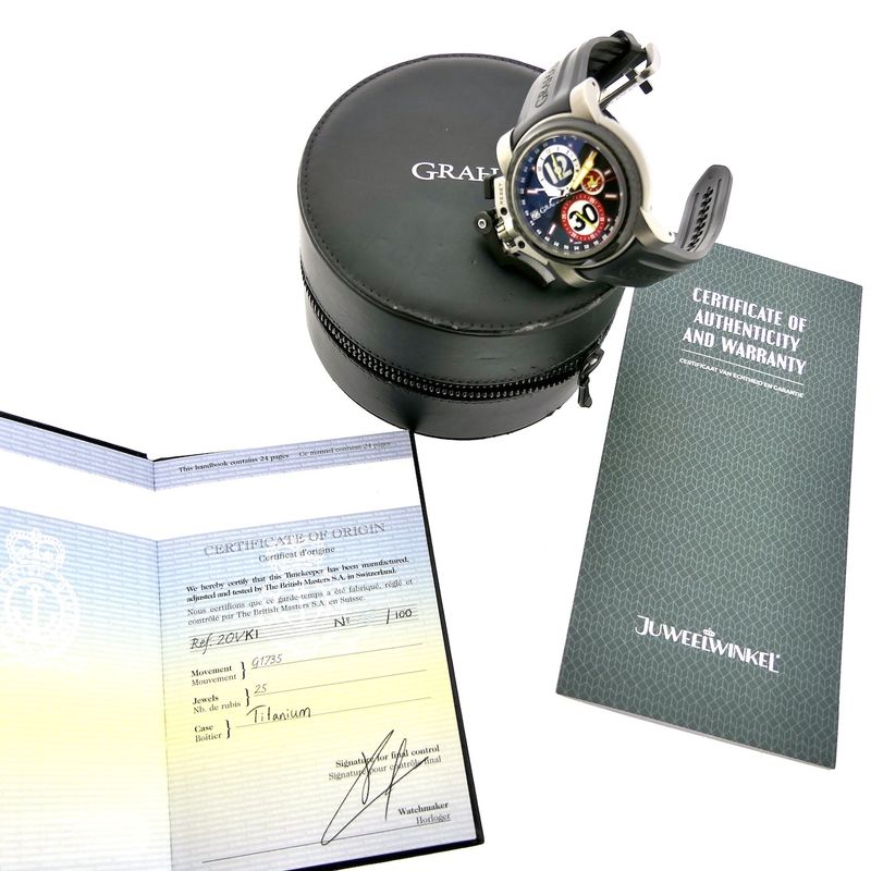 Image 19 of Graham Chronofighter 'Isle of Man' Limited Edition 20VK1; Chronograph men's watch