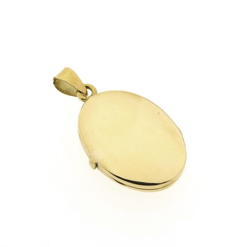 Image 6 of Vintage gold locket pendant | Floral design