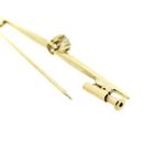 Image 8 of Gold brooch with zirconia