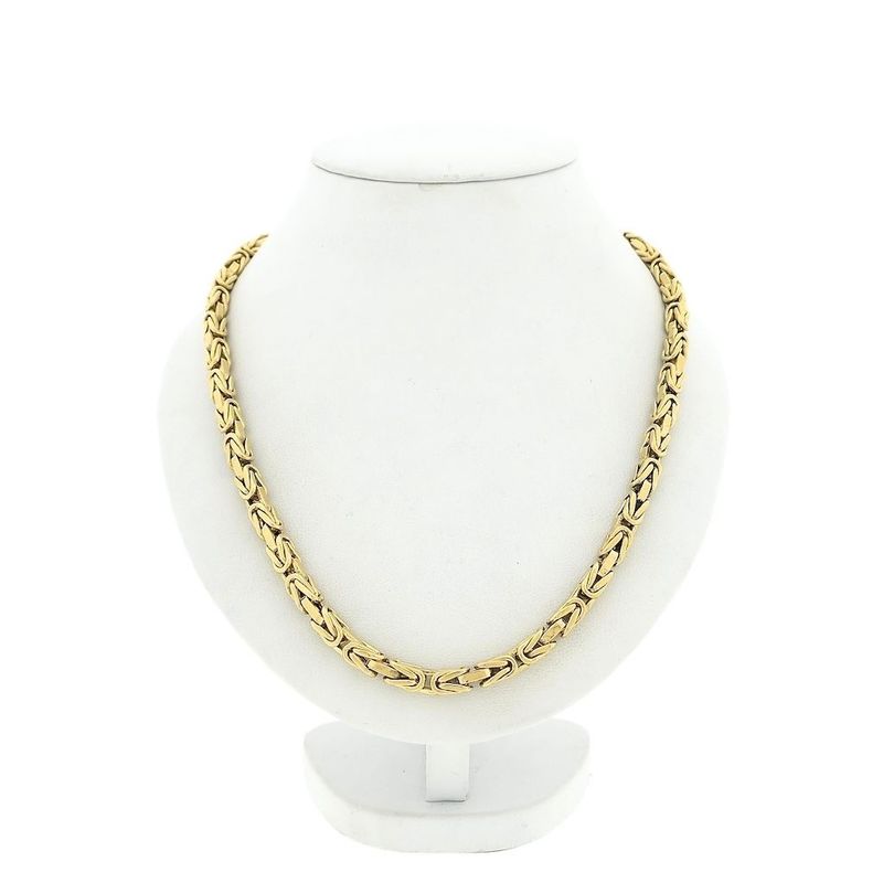 Image 1 of Gold square king chain