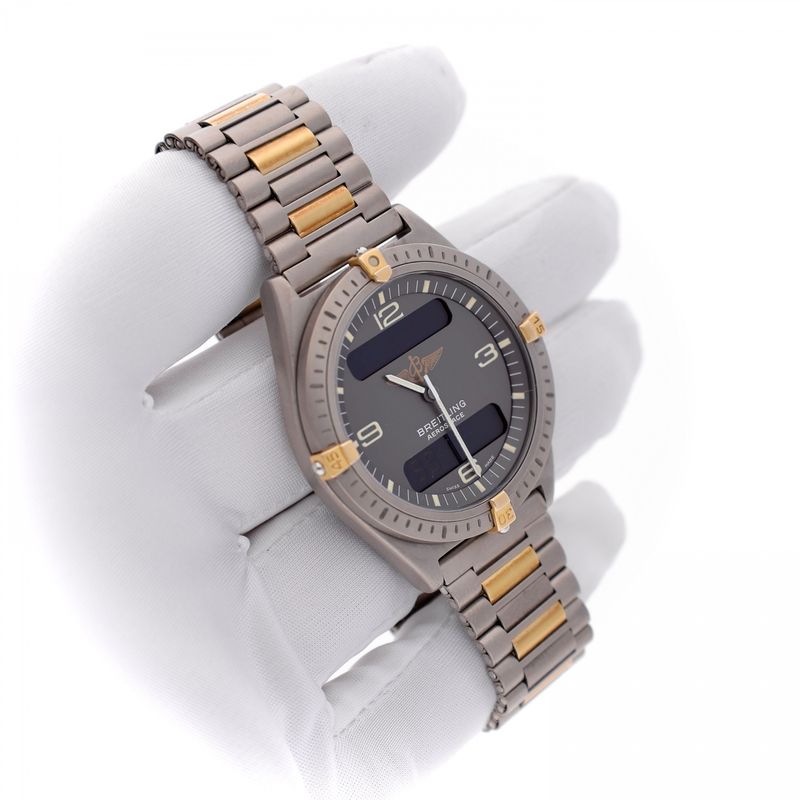 Image 10 of Breitling Aerospace F56059 / 80360; Men's Watch (Full Set '94)