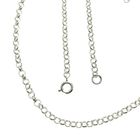 Image 1 of Silver long jasseron necklace | 60.5 cm