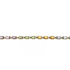 Image 4 of Gold bracelet with colored sapphire | 18.5 cm