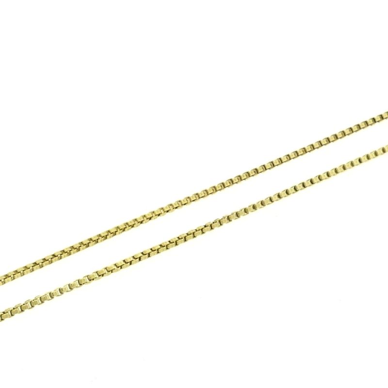 Image 6 of Golden Venetian link chain | 51 cm