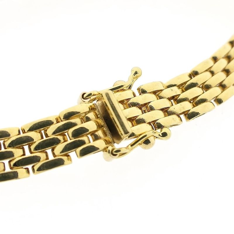 Image 4 of Tricolor gold bracelet with elephants