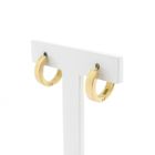 Image 4 of Gold faceted earrings