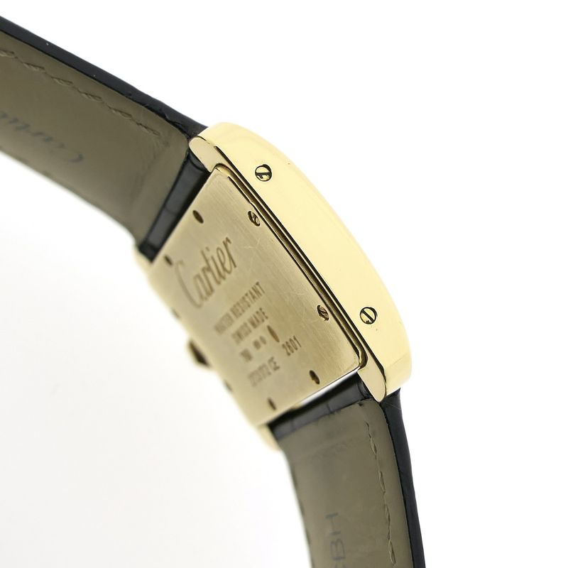 Image 12 of Cartier Tank Divan; 18k gold women's watch