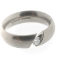 Image 3 of Niessing white gold Narcissus ring set with diamond
