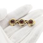 Afbeelding 8 van Vintage gouden broche met carneool