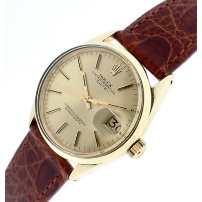 Image 1 of Rolex Date 1550; Gold capped automatic watch