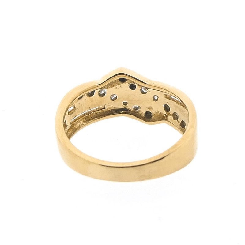 Image 5 of Gold ring with diamonds | 0.07 ct.
