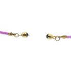Image 5 of 9K Pink Sapphire Bead Necklace | 46cm