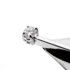 Image 5 of White gold brooch with diamonds