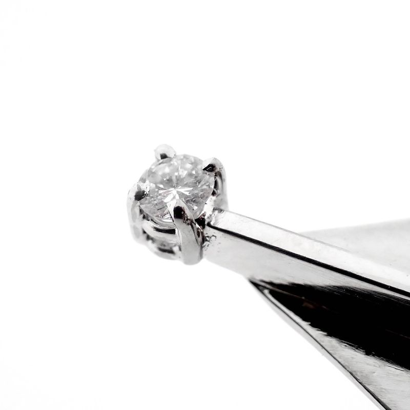 Image 5 of White gold brooch with diamonds