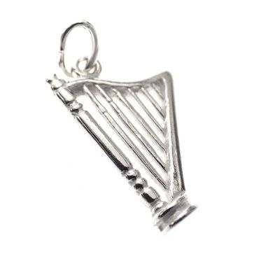 Image 2 of Silver charm; Harp