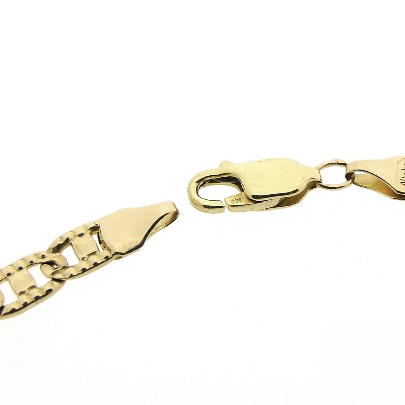 Image 7 of Gold navy link necklace; men | 59.5 cm