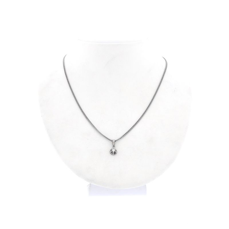 Image 6 of White gold pendant with diamond | 0.05 ct.