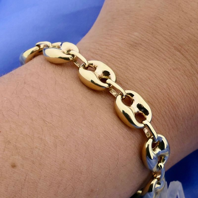 Image 7 of Gold Marine Link Bracelet