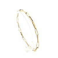 Gold closed for ever bracelet | 20 cm