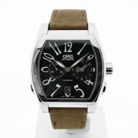 Oris Tonneau Worldtimer; Automatic GMT men's watch