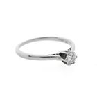 Image 5 of White gold solitaire ring with diamond | 0.25 ct.
