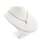 Image 7 of White gold pendant with diamond | 0.04 ct.