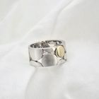 Image 8 of Silver ring with gold circle | Breuning