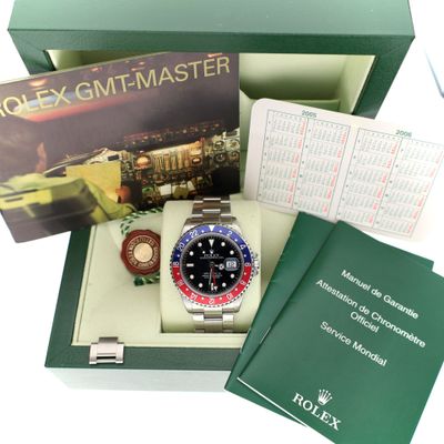 Afbeelding 2 van Rolex GMT-Master II 'Pepsi' 16710; Automatisch Heren Horloge