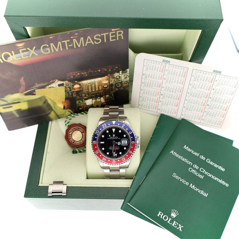 Afbeelding 2 van Rolex GMT-Master II 'Pepsi' 16710; Automatisch Heren Horloge