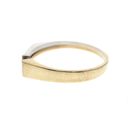 Image 5 of Two-tone gold ring with diamond; 0.03 ct.
