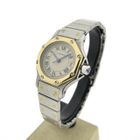 Image 10 of Cartier Santos Octagon 187903; Gold/steel ladies' watch