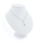 Image 4 of White gold pendant with diamond | 0.07 ct.