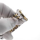 Image 12 of Breitling Callistino 'Mother of Pearl' D52045; 18k gold/steel women's watch with diamonds