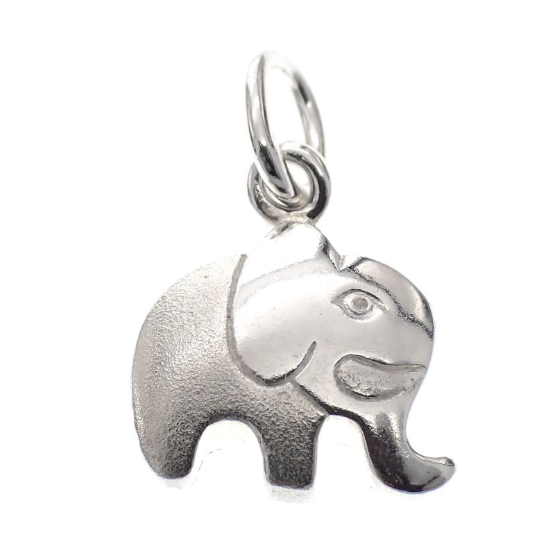 Image 1 of Silver charm; Elephant