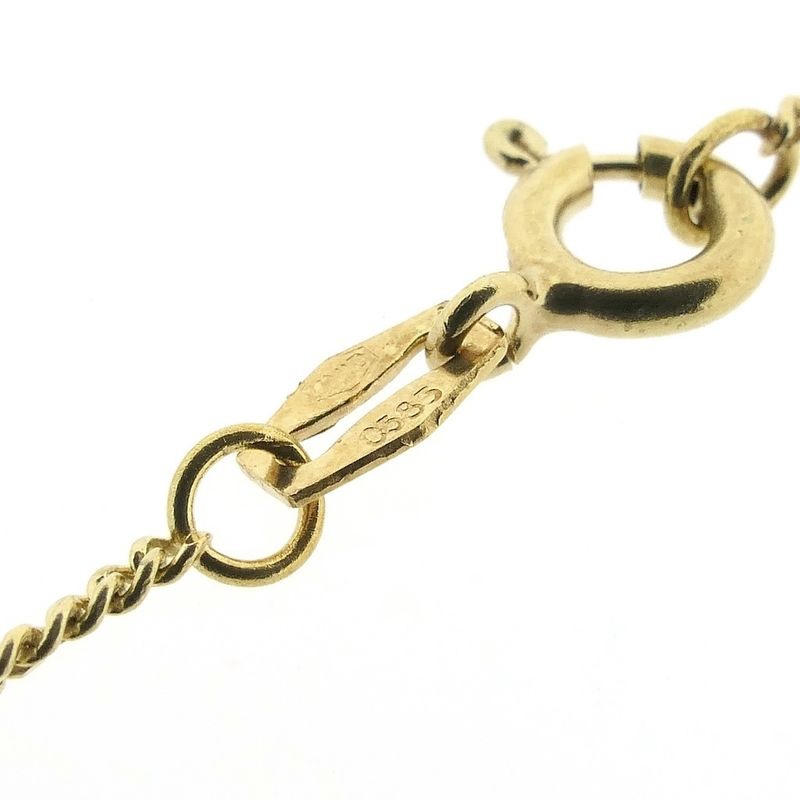 Image 4 of Gold gourmet link chain | 50.5 cm