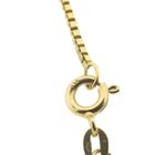 Image 4 of Golden Venetian link chain; 60.5 cm