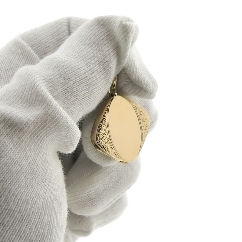 Image 1 of Vintage rose gold locket pendant