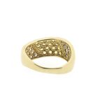 Image 4 of Gold pavé ring set with sapphire