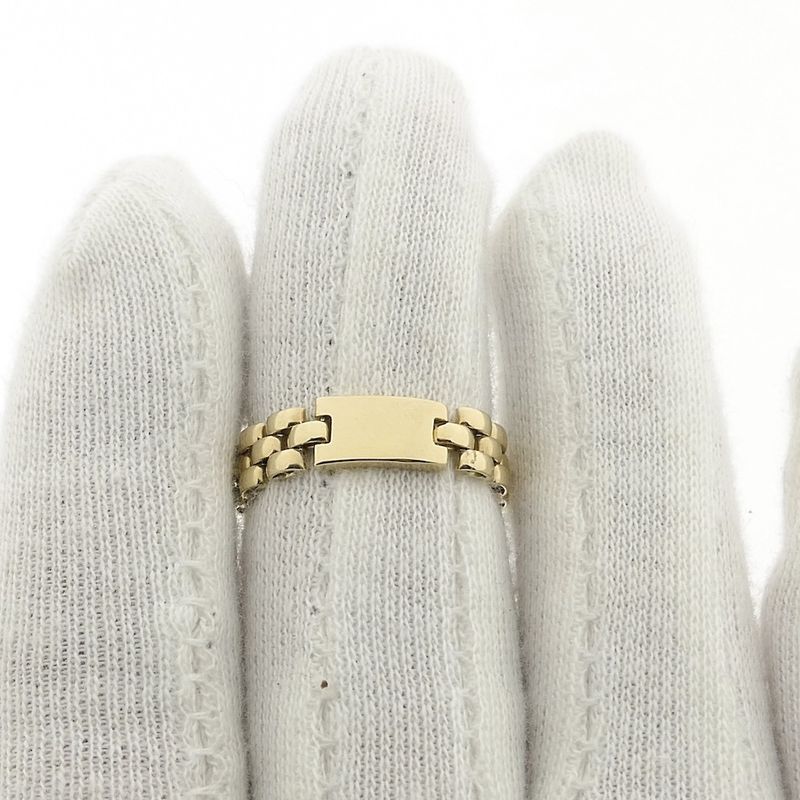 Image 9 of Golden Bismarck link ring