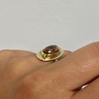 Image 9 of Gold ring with moss agate | Vintage