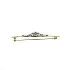 Image 4 of Victorian gold brooch with diamond; 0.27 ct.