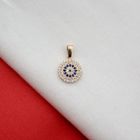 Image 2 of Gold pendant with zirconia and sapphire