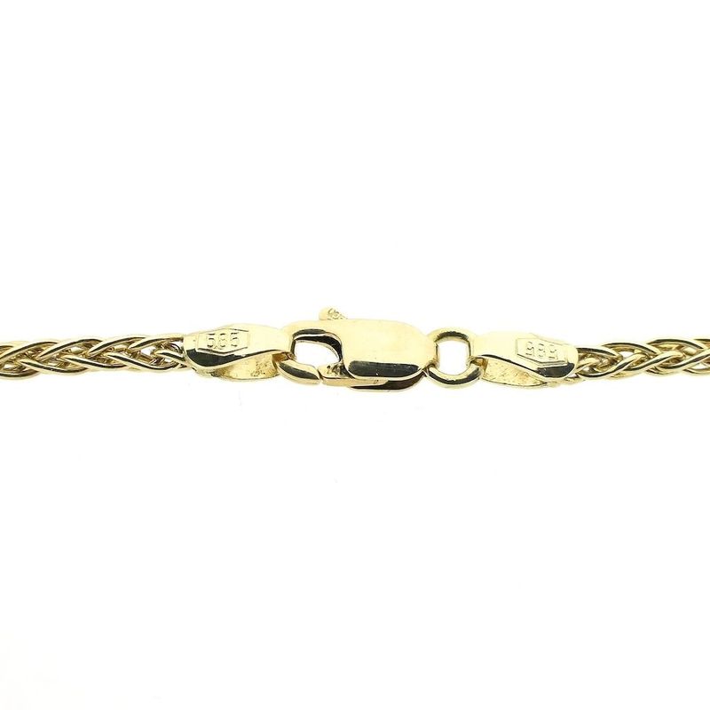 Image 5 of Gold square foxtail link chain