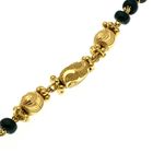 Image 4 of 22-carat gold Indian necklace with onyx stones | 50-60 cm