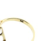 Afbeelding 6 van Vintage gouden ring met granaat