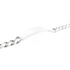 Image 6 of Solid Silver Gourmet Link Bracelet with Engraving Plate