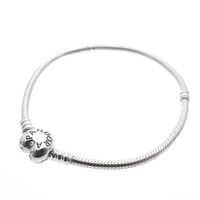 Pandora bracelet; Silver; Snake Chain | 21 cm