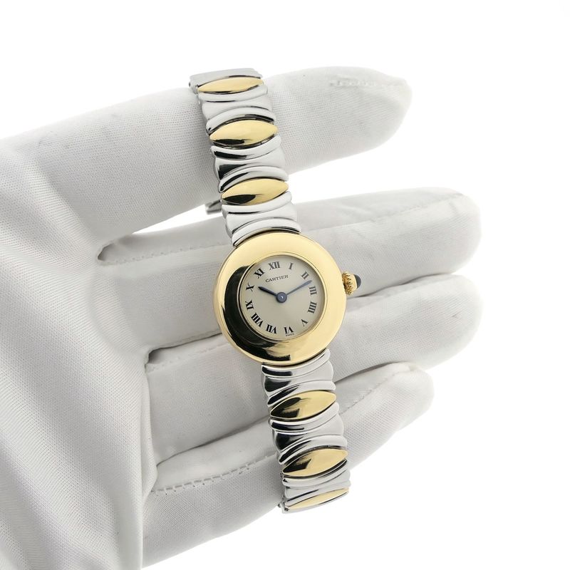 Image 7 of Cartier Colisèe Baignoire 8057908C; 18k gold ladies' watch